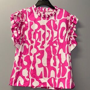 Jodifl High Neck Ruffle Top